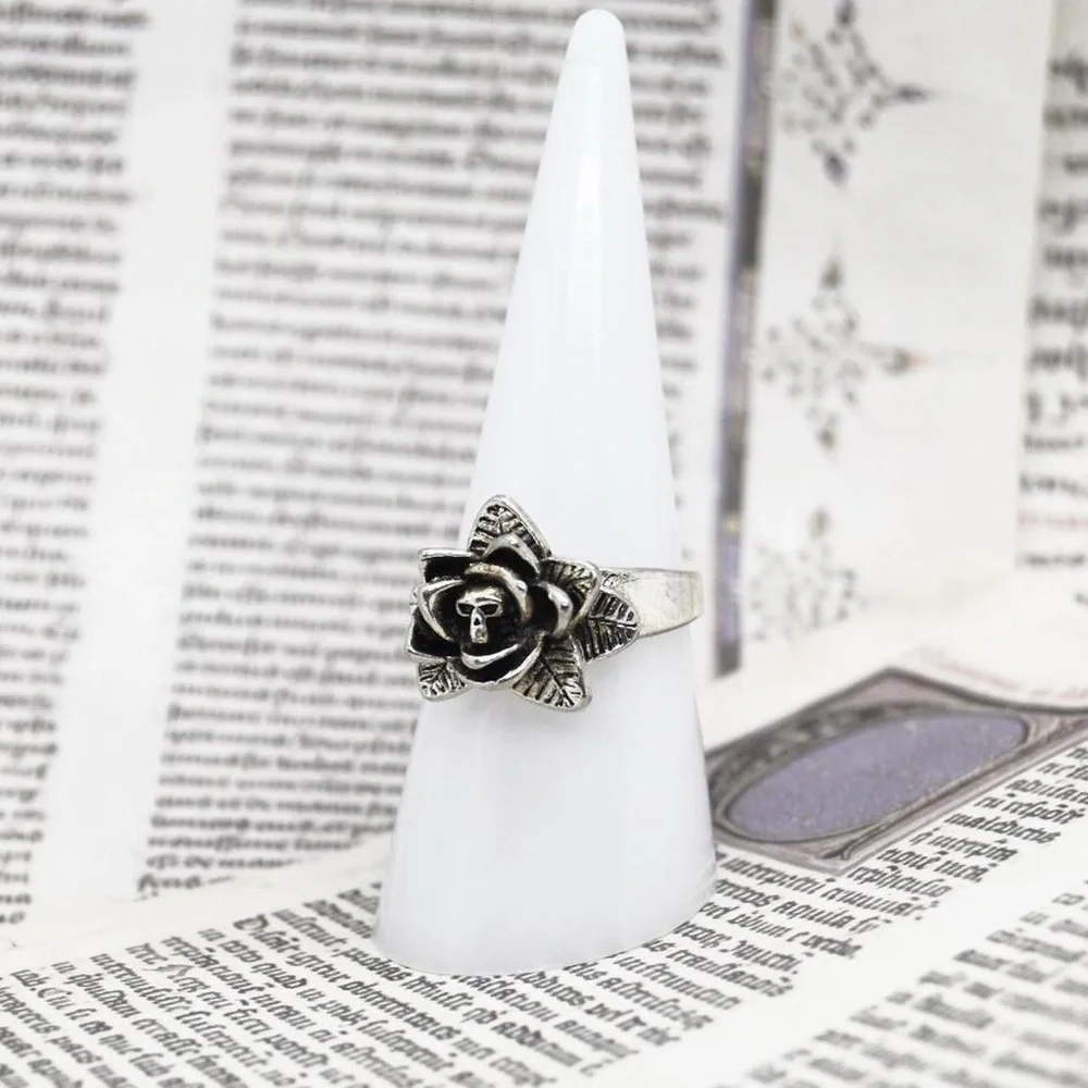 Silver Rose Ring